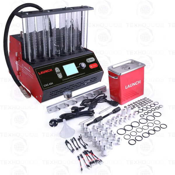 Стенд для тестирования и очистки форсунок Launch CNC-604, для 6-и форсунок